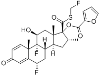 Fluticasone Furoate API Molecular Structure