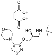 Timolol Maleate API Molecular Structure